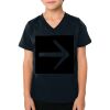 2156 Toddler Fine Jersey V-Neck T-Shirt Thumbnail