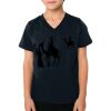 2156 Toddler Fine Jersey V-Neck T-Shirt Thumbnail