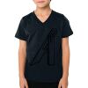 2156 Toddler Fine Jersey V-Neck T-Shirt Thumbnail