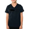 2156 Toddler Fine Jersey V-Neck T-Shirt Thumbnail