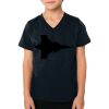 2156 Toddler Fine Jersey V-Neck T-Shirt Thumbnail