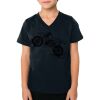 2156 Toddler Fine Jersey V-Neck T-Shirt Thumbnail
