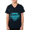 2156 Toddler Fine Jersey V-Neck T-Shirt Thumbnail