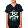 2156 Toddler Fine Jersey V-Neck T-Shirt Thumbnail
