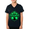 2156 Toddler Fine Jersey V-Neck T-Shirt Thumbnail