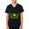2156 Toddler Fine Jersey V-Neck T-Shirt Thumbnail