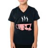 2156 Toddler Fine Jersey V-Neck T-Shirt Thumbnail
