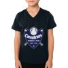 2156 Toddler Fine Jersey V-Neck T-Shirt Thumbnail