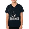 2156 Toddler Fine Jersey V-Neck T-Shirt Thumbnail