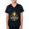 2156 Toddler Fine Jersey V-Neck T-Shirt Thumbnail