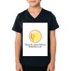 2156 Toddler Fine Jersey V-Neck T-Shirt Thumbnail