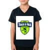 2156 Toddler Fine Jersey V-Neck T-Shirt Thumbnail