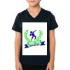 2156 Toddler Fine Jersey V-Neck T-Shirt Thumbnail
