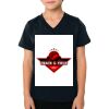 2156 Toddler Fine Jersey V-Neck T-Shirt Thumbnail