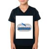 2156 Toddler Fine Jersey V-Neck T-Shirt Thumbnail