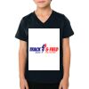 2156 Toddler Fine Jersey V-Neck T-Shirt Thumbnail