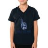 2156 Toddler Fine Jersey V-Neck T-Shirt Thumbnail
