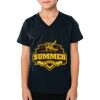 2156 Toddler Fine Jersey V-Neck T-Shirt Thumbnail