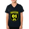 2156 Toddler Fine Jersey V-Neck T-Shirt Thumbnail