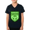 2156 Toddler Fine Jersey V-Neck T-Shirt Thumbnail
