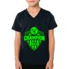 2156 Toddler Fine Jersey V-Neck T-Shirt Thumbnail