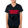 2156 Toddler Fine Jersey V-Neck T-Shirt Thumbnail