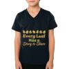 2156 Toddler Fine Jersey V-Neck T-Shirt Thumbnail