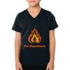 2156 Toddler Fine Jersey V-Neck T-Shirt Thumbnail