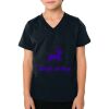 2156 Toddler Fine Jersey V-Neck T-Shirt Thumbnail