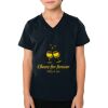2156 Toddler Fine Jersey V-Neck T-Shirt Thumbnail