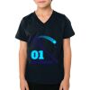 2156 Toddler Fine Jersey V-Neck T-Shirt Thumbnail