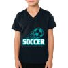 2156 Toddler Fine Jersey V-Neck T-Shirt Thumbnail