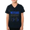 2156 Toddler Fine Jersey V-Neck T-Shirt Thumbnail