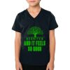 2156 Toddler Fine Jersey V-Neck T-Shirt Thumbnail