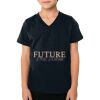 2156 Toddler Fine Jersey V-Neck T-Shirt Thumbnail
