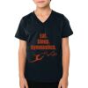 2156 Toddler Fine Jersey V-Neck T-Shirt Thumbnail